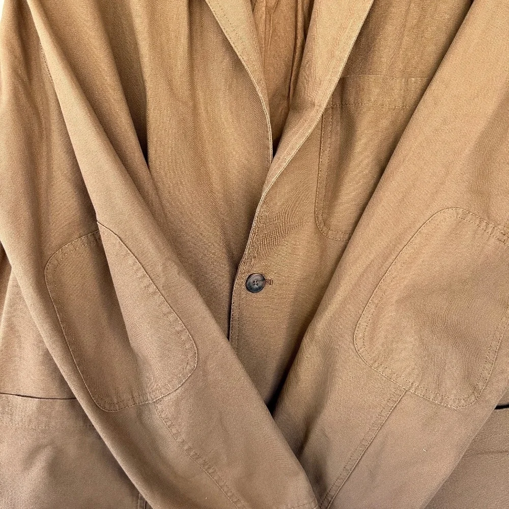 Duluth Trading Co Men Size XL Tall Fire Hose Presentation Jacket Blazer Coat